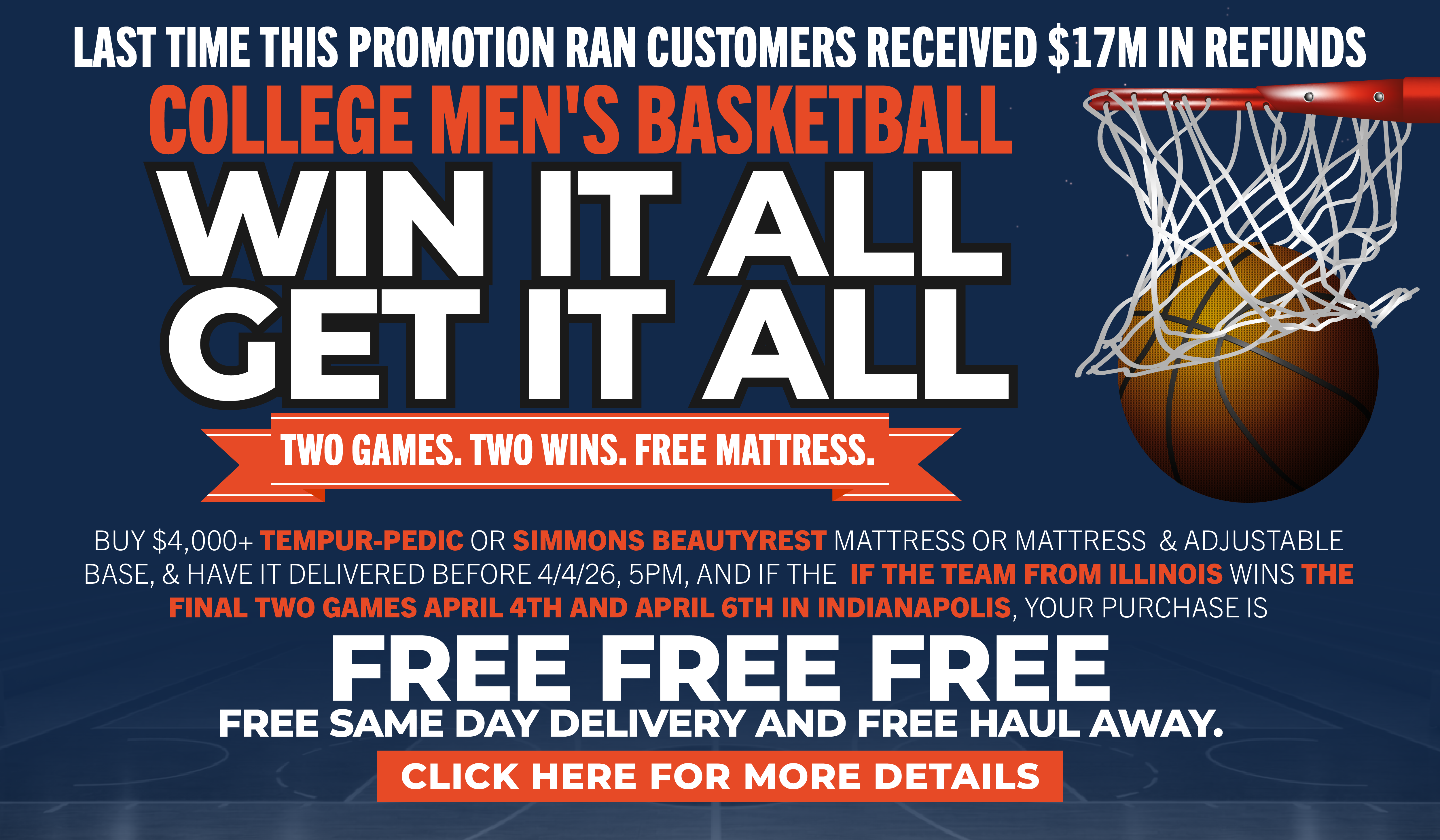 Men's basketball win it all Image