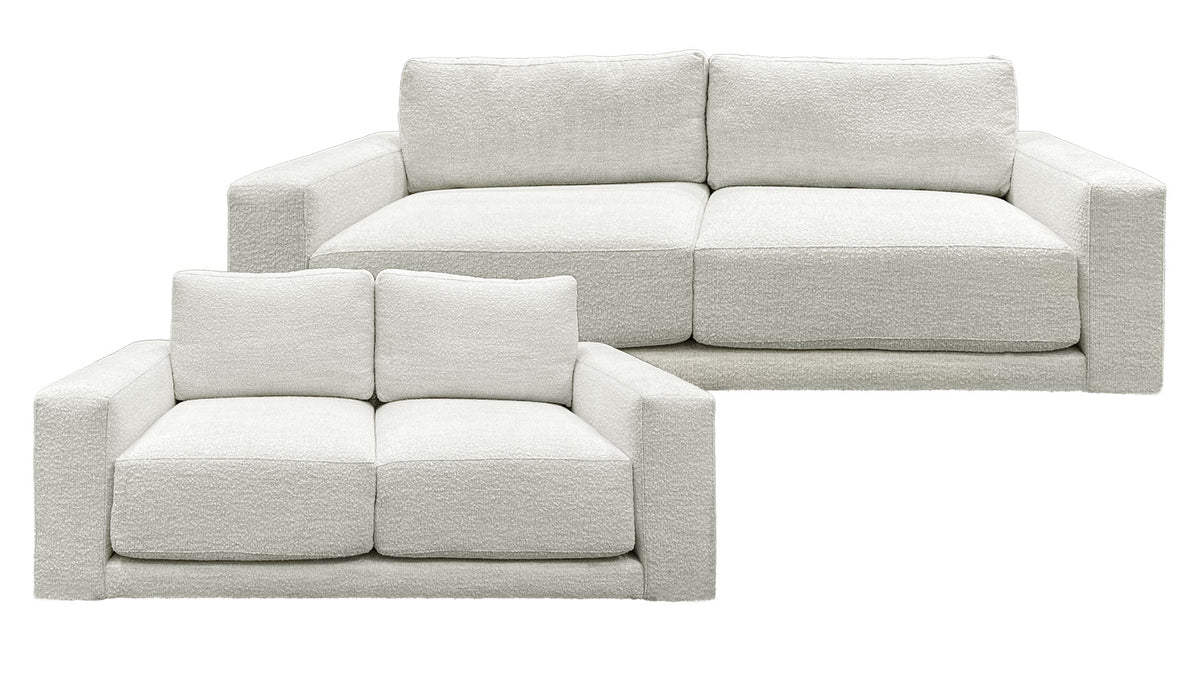 2pc Merino Pearl Sofa & Loveseat