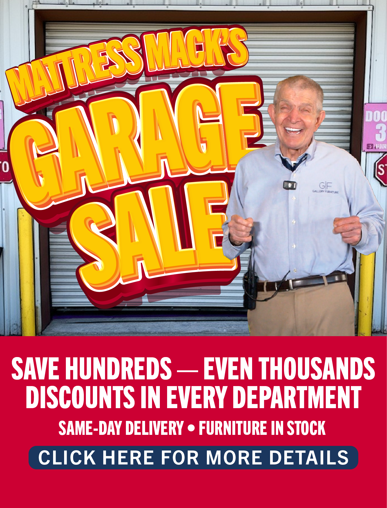 mattress mack's garage sale Image
