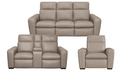 MACPULSE 360 MAX P4 Italian Leather Power Reclining 3-Piece Collection