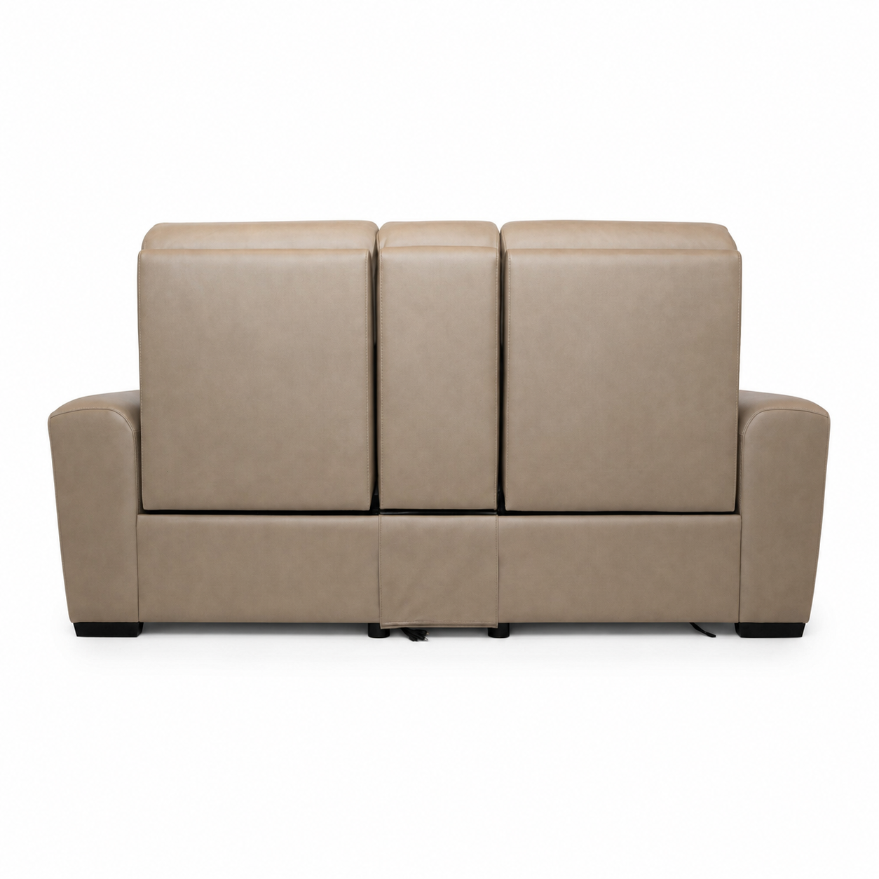 Beige sofa on a white background