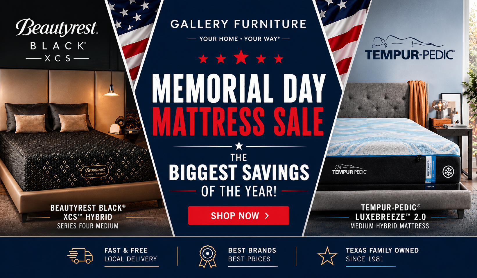 Memorial Day Mattress Sale Image
