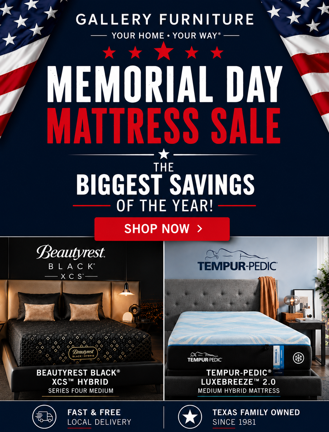Memorial Day Mattress Sale Image