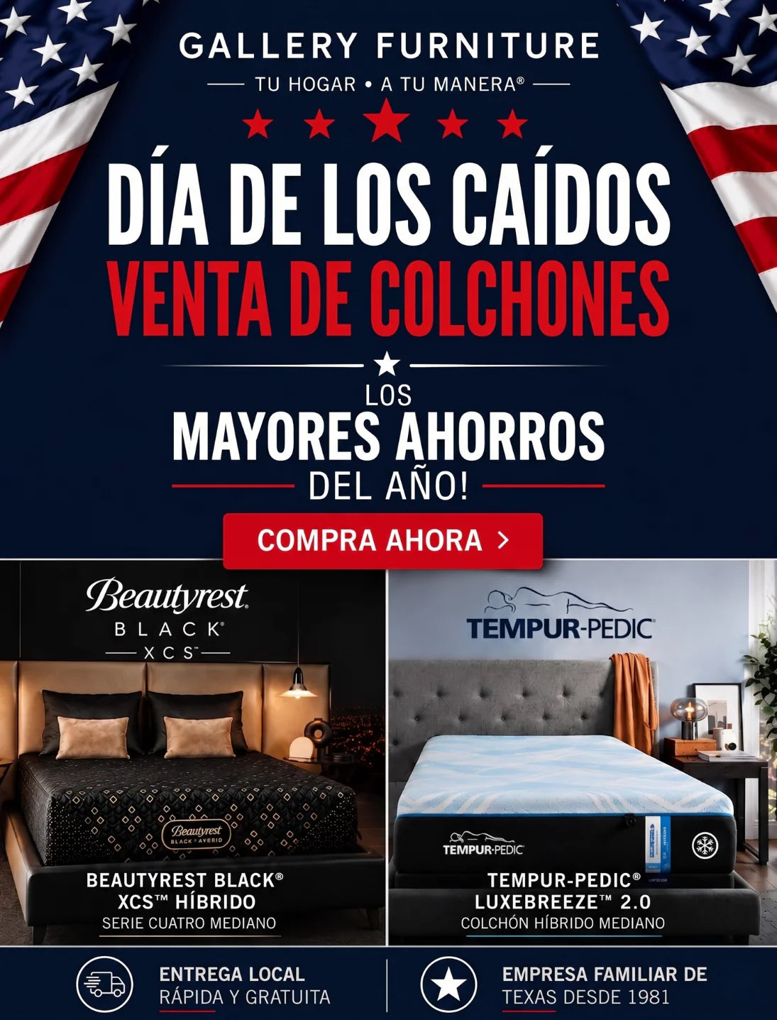 Memorial Day Mattress Sale Image