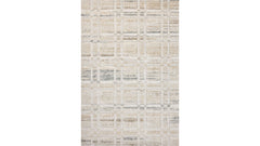 Serie Artistic Loom (SLA-04) Alfombra 8 x 10 - Alfombra moderna con diseño geométrico desgastado