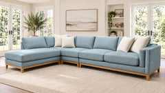 4-Piece Palmoro Bellhop Fabric Sectional | Gallery Furniture