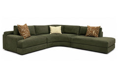 3pc Rodney Echo Ivy Sectional, Made in USA | Gallery Furniture