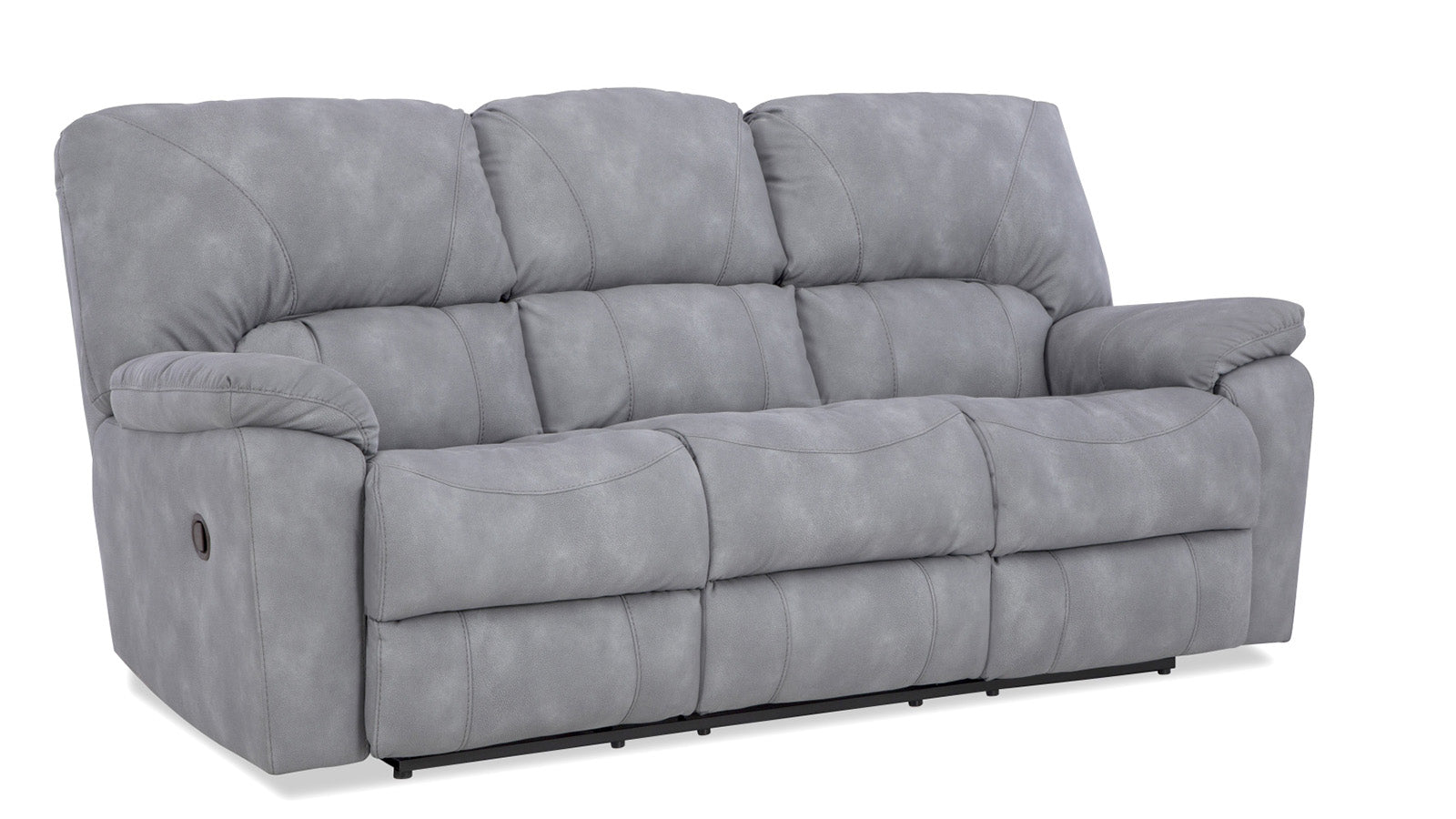 3 pc Rhino Gray Manual Reclining Set