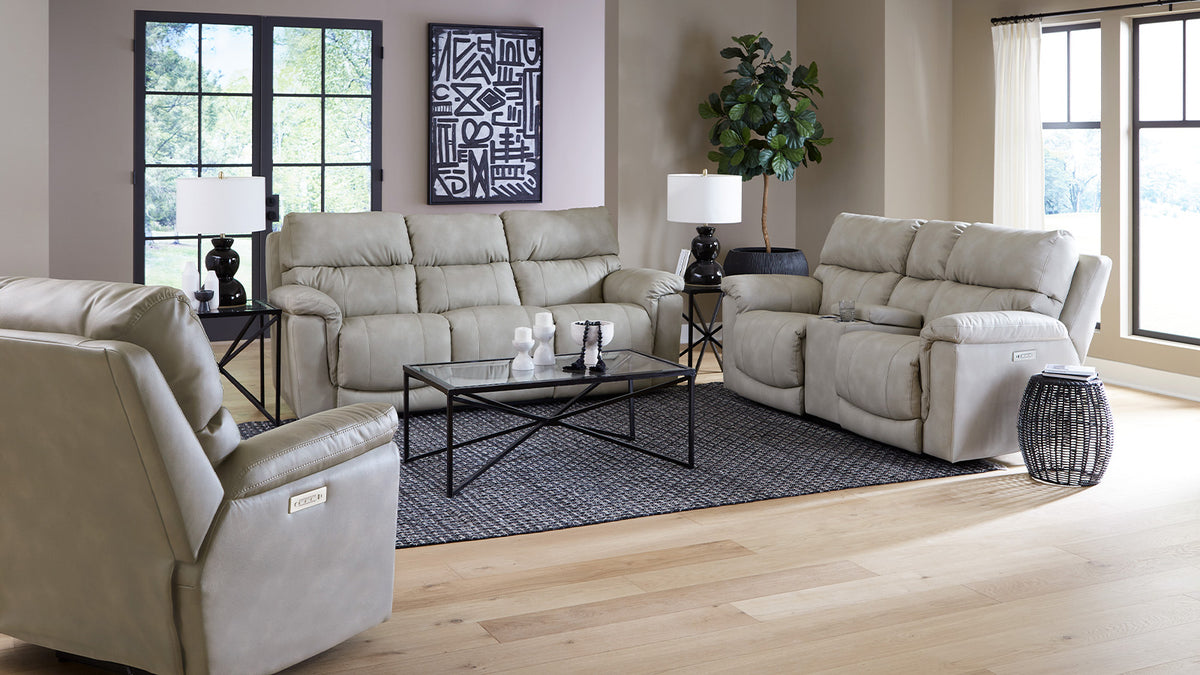 Taupe P3 Power Rocker Recliner