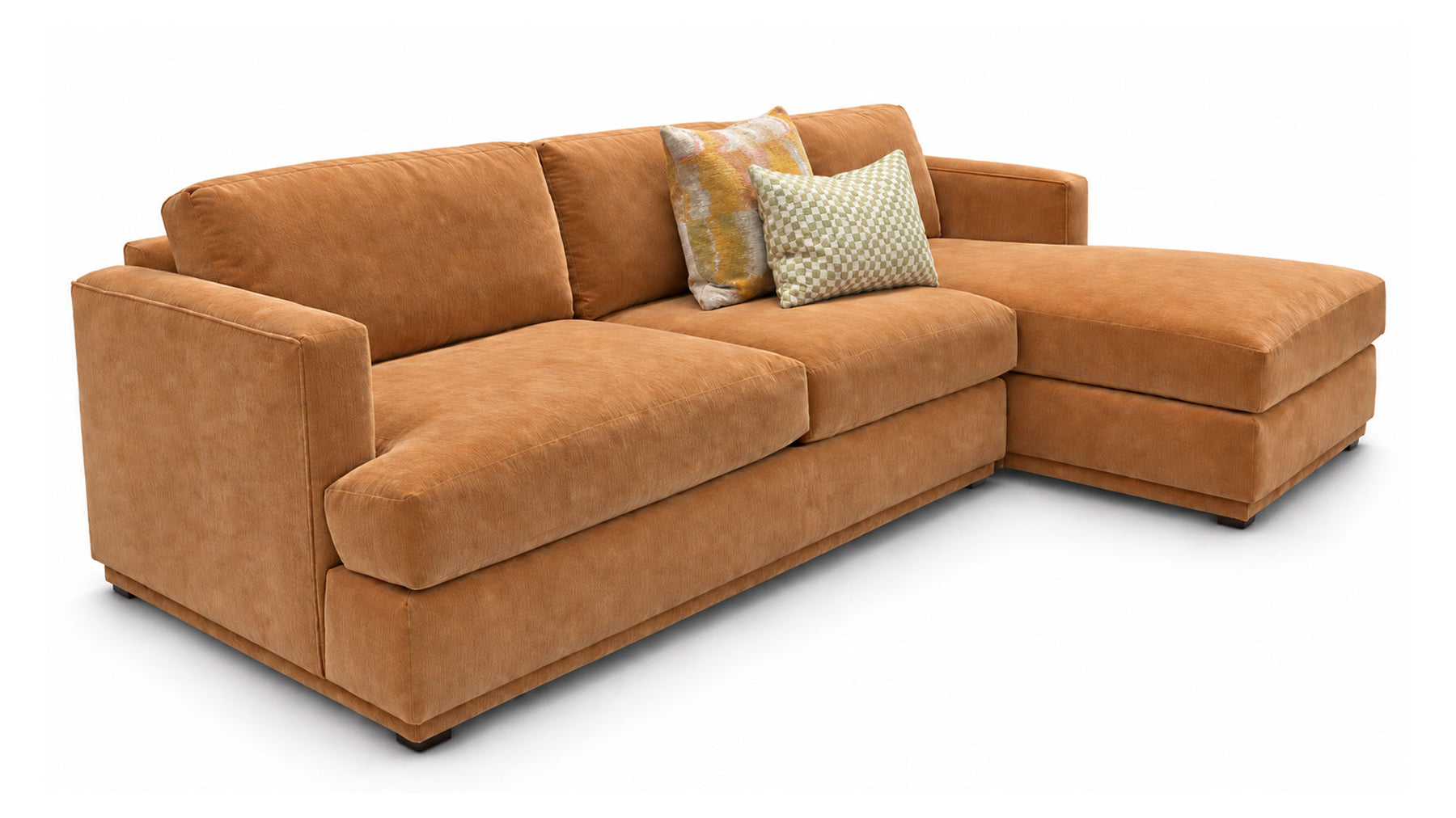 2pc Santos Amber Sectional with Chaise | Gallery Furniture