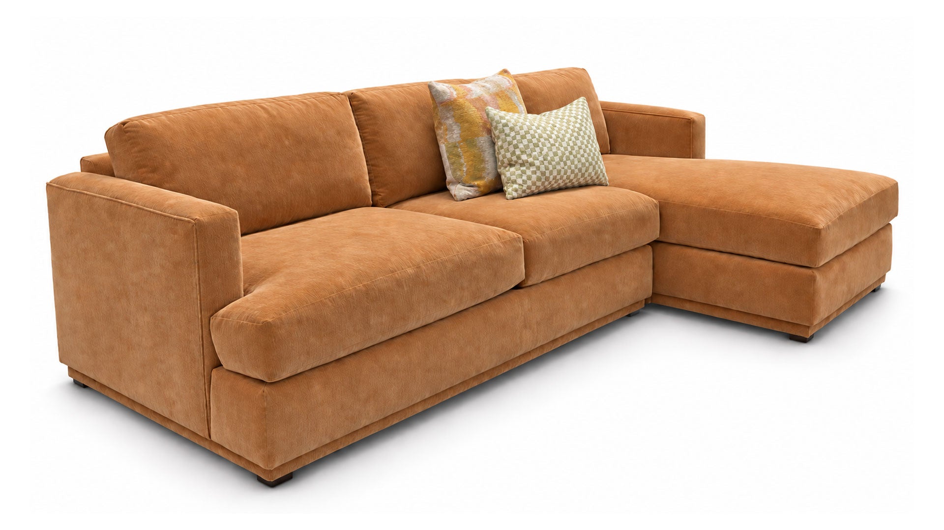 2pc Santos Amber Sectional with Chaise | Gallery Furniture