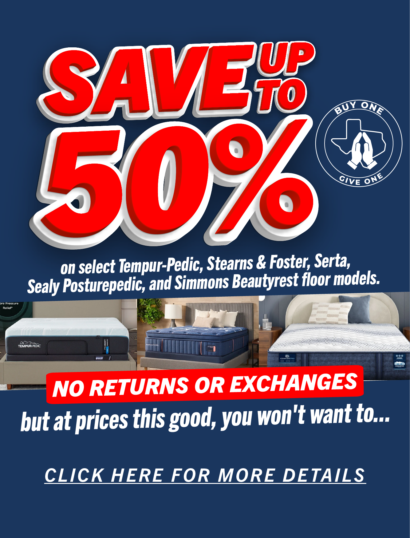Save Up to 50% on Premium Mattresses! Image