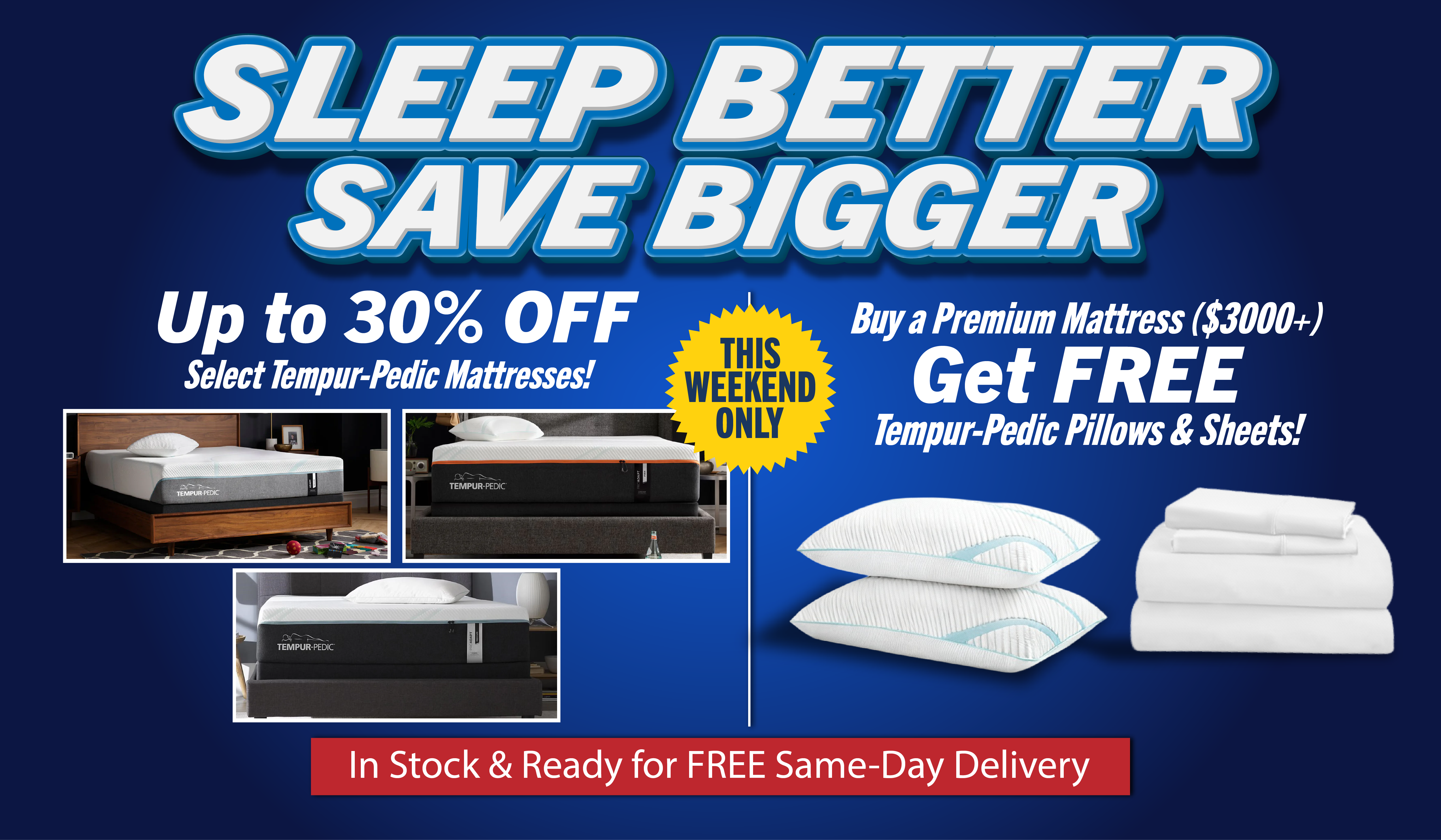 Save Up to 50% on Premium Mattresses! Image
