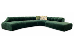4-Piece Swizz Porto Forest Sectional by Jonathan Louis | Made in USA | Gallery Furniture