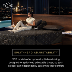 Split Head King Size Beautyrest Black Series 3 XCS Plush Hybrid (Mattress Only) - 30% More Cooling Power
