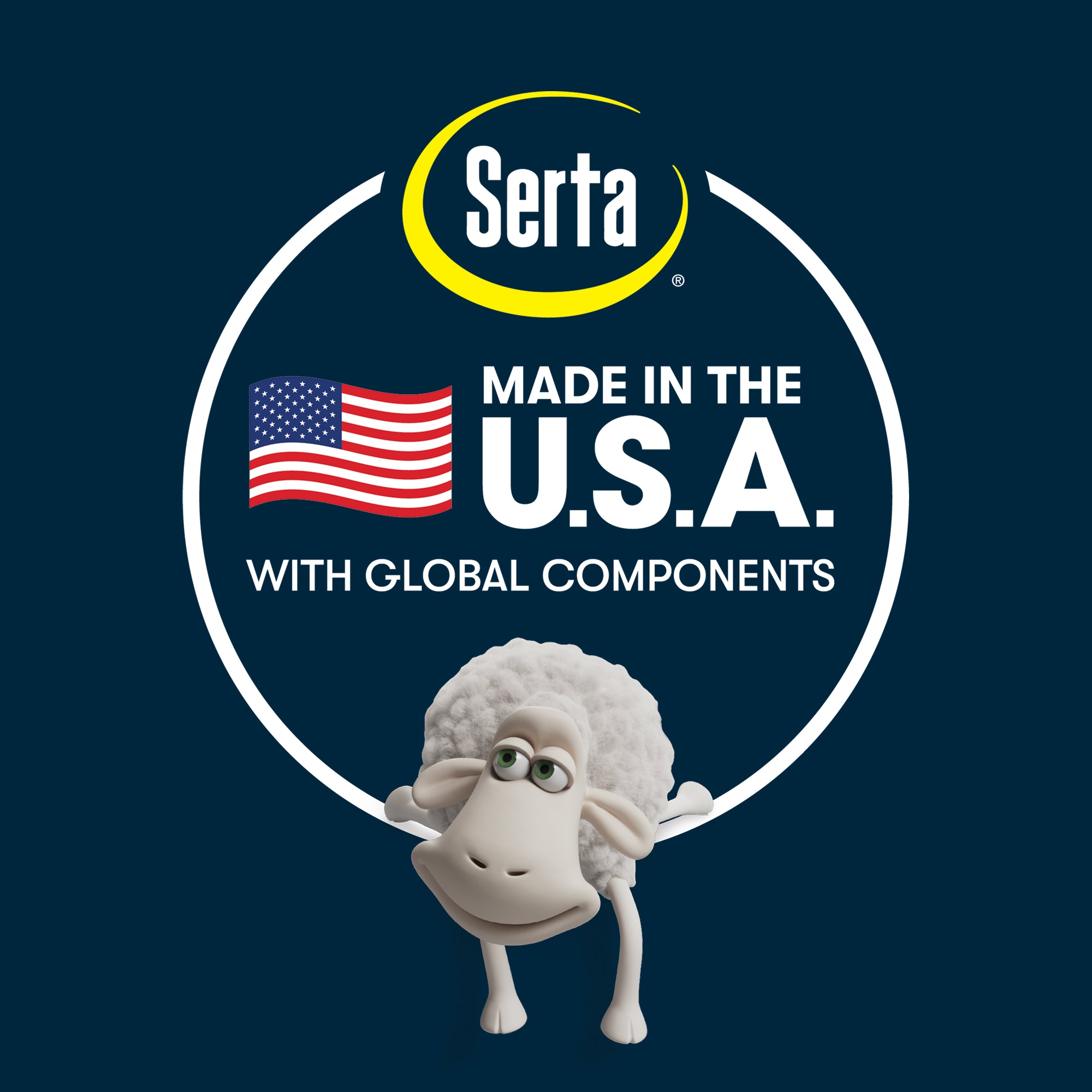 Split Head King Size Serta iSeries NXG 3500 Medium Mattress w/Adjustable Base