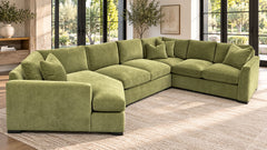 3pc Te Maven Forest Sectional with Chaise | Gallery Furniture