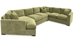 3pc Te Maven Forest Sectional with Chaise | Gallery Furniture