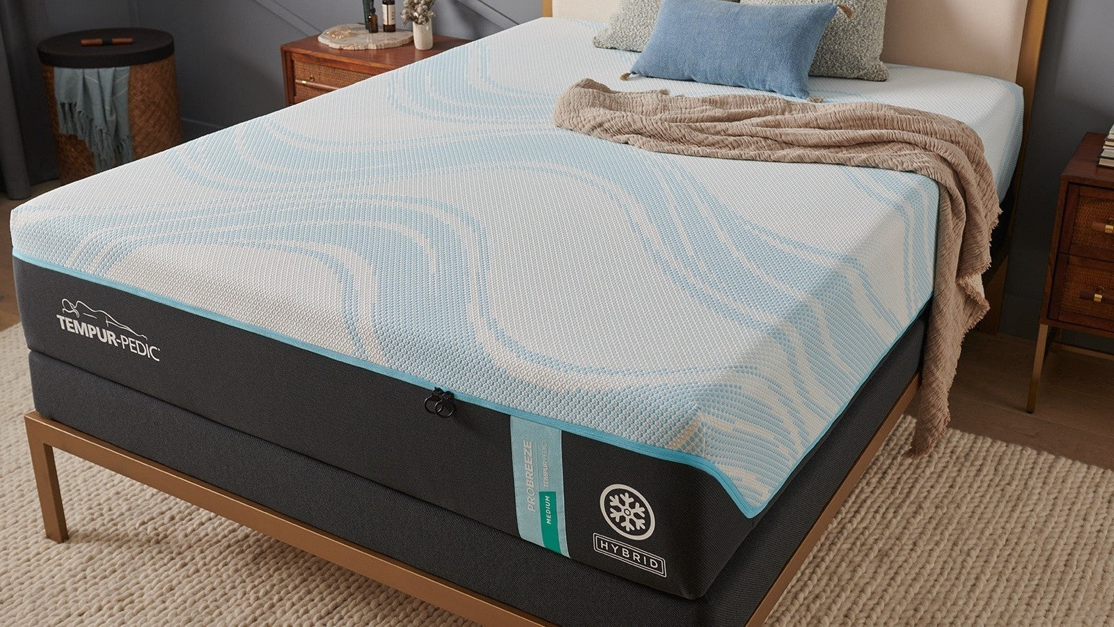 Tempur-Pedic Pro Breeze 2.0 Medium King Mattress - 12-Inch Profile with Pure Cool Technology