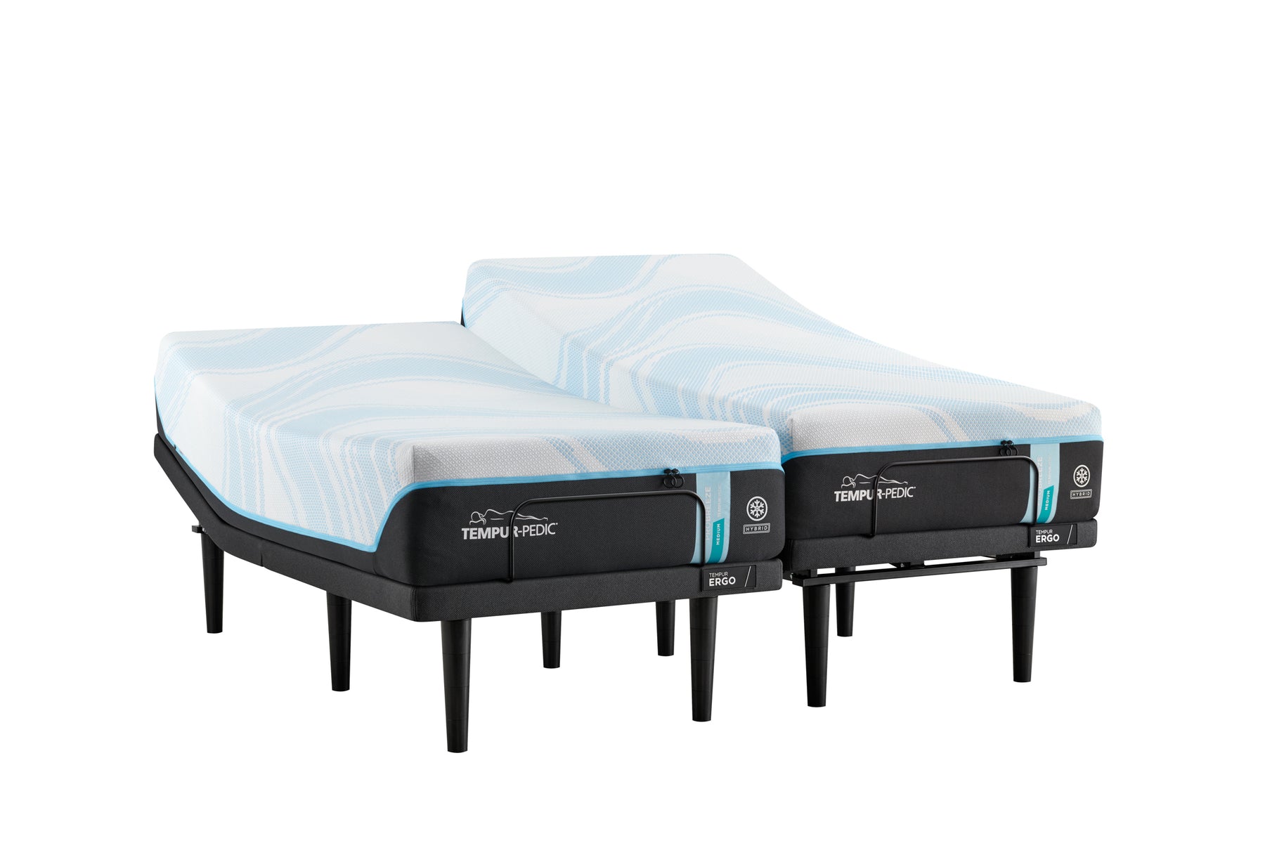 Split King Tempur-Pedic Pro Breeze 2.0 Medium Hybrid - Sleeps 5° Cooler