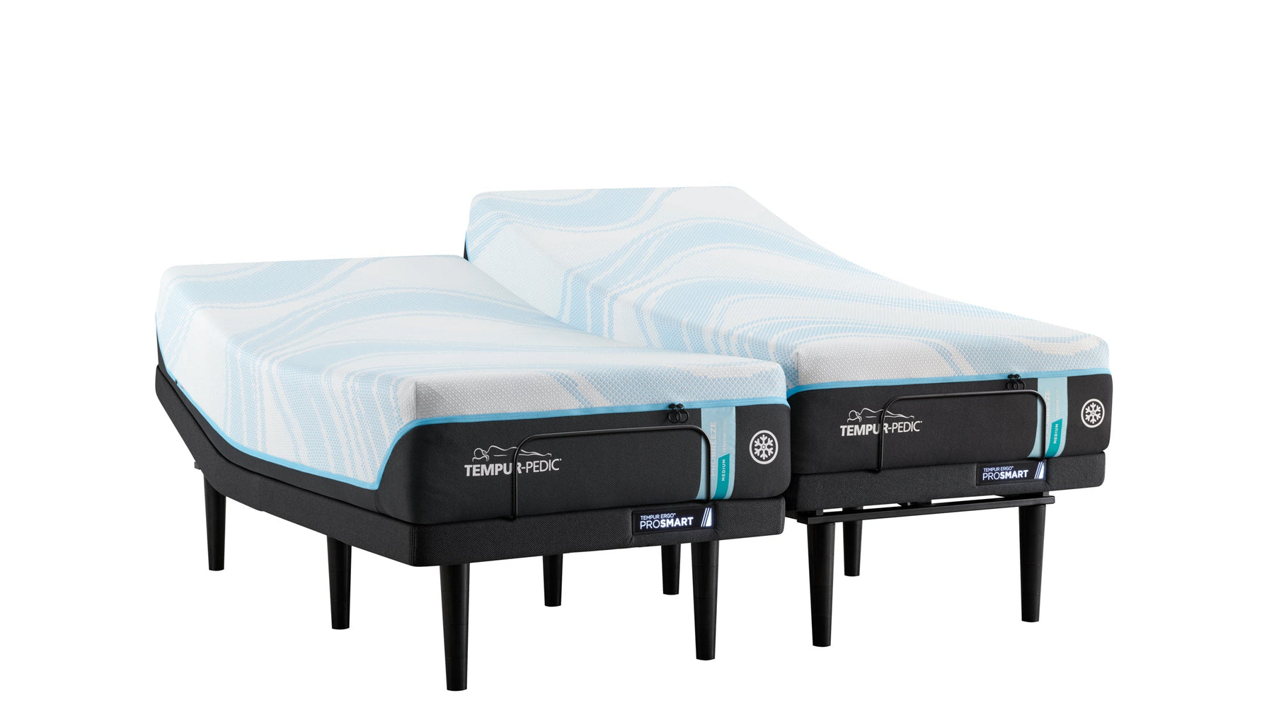 Tempur-Pedic Pro Breeze 2.0 Medium on Adjustable Base - Compatible Design