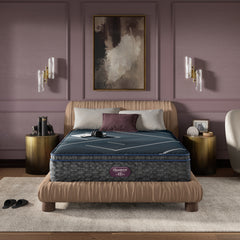 King Size Beautyrest World Class Level 4 Medium Hybrid Apex Top