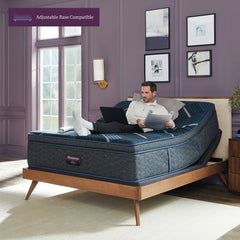King Size Beautyrest World Class Level 4 Medium Hybrid Apex Top
