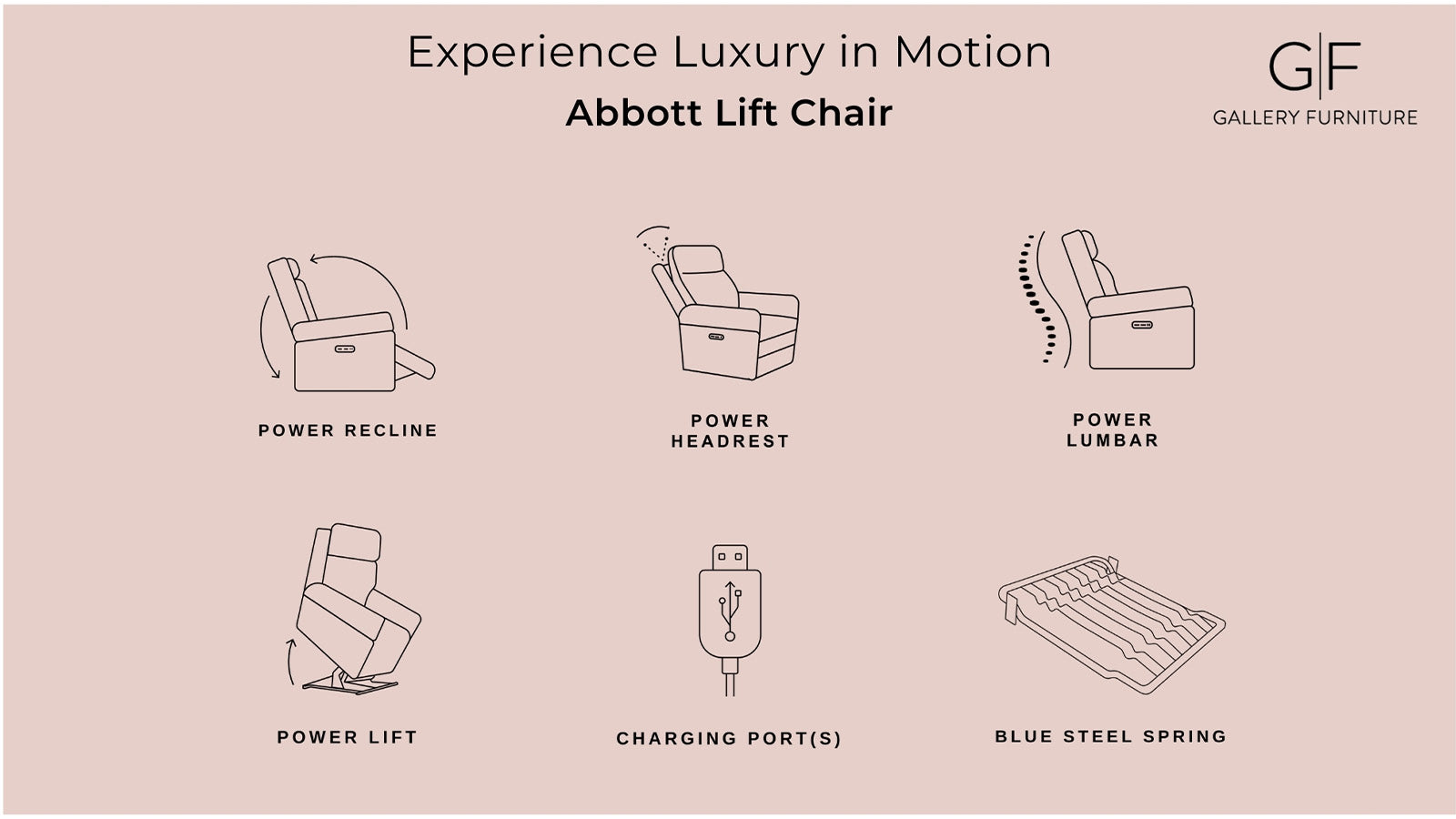 Sillón reclinable eléctrico Flexsteel Atlas Brown P3 – Sillón totalmente reclinable con reposacabezas y soporte lumbar eléctricos | Gallery Furniture