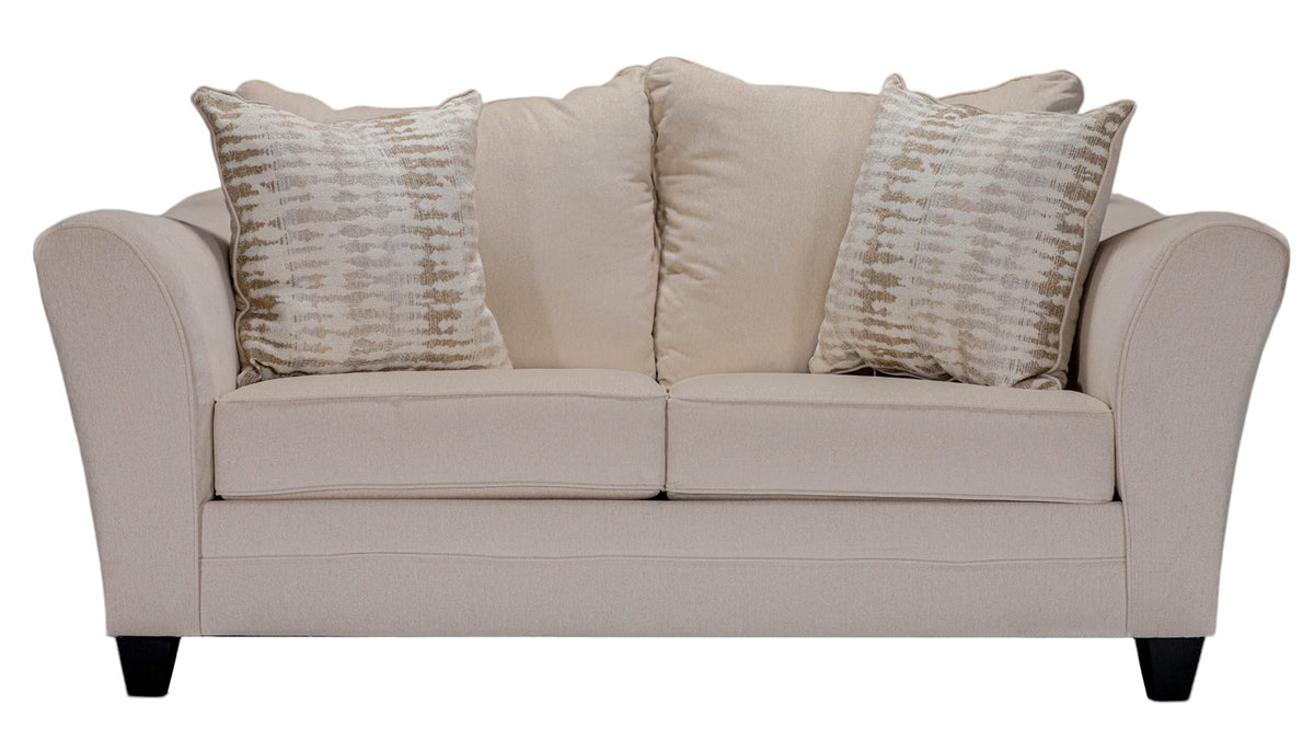 2 Pc. Barcelona Cream Sofa & Loveseat