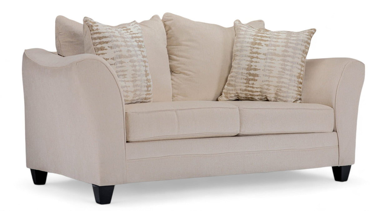 2 Pc. Barcelona Cream Sofa & Loveseat