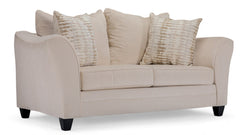 2 Pc. Barcelona Cream Sofa & Loveseat