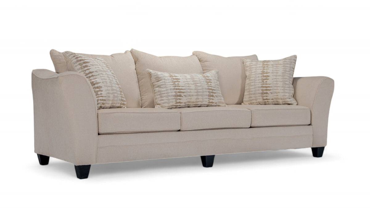 2 Pc. Barcelona Cream Sofa & Loveseat