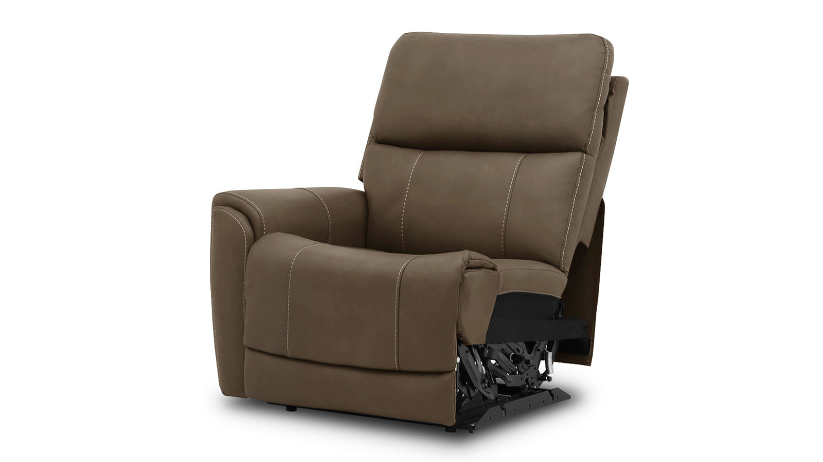 Cougar Cappuccino Left Arm Facing Power Recliner | Modular Sectional Piece