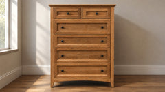 Lake Houston Amish Solid Wood Almond Chest