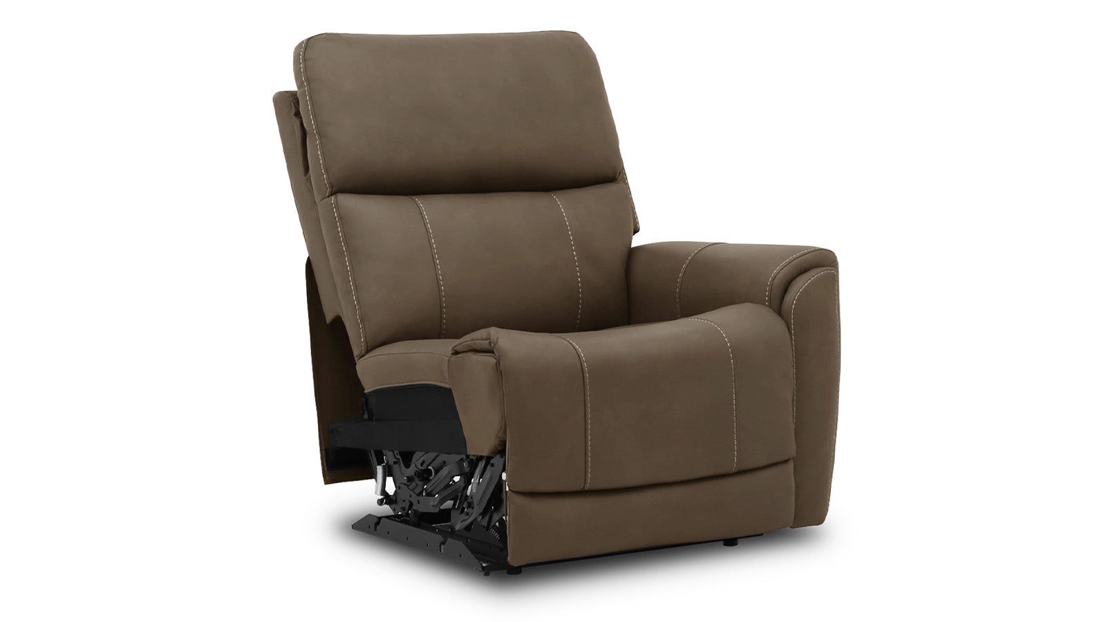 Cougar Cappuccino Right Arm Facing Power Recliner | Modular Sectional Piece