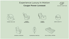Cougar Cappuccino P3 Power Reclining Collection