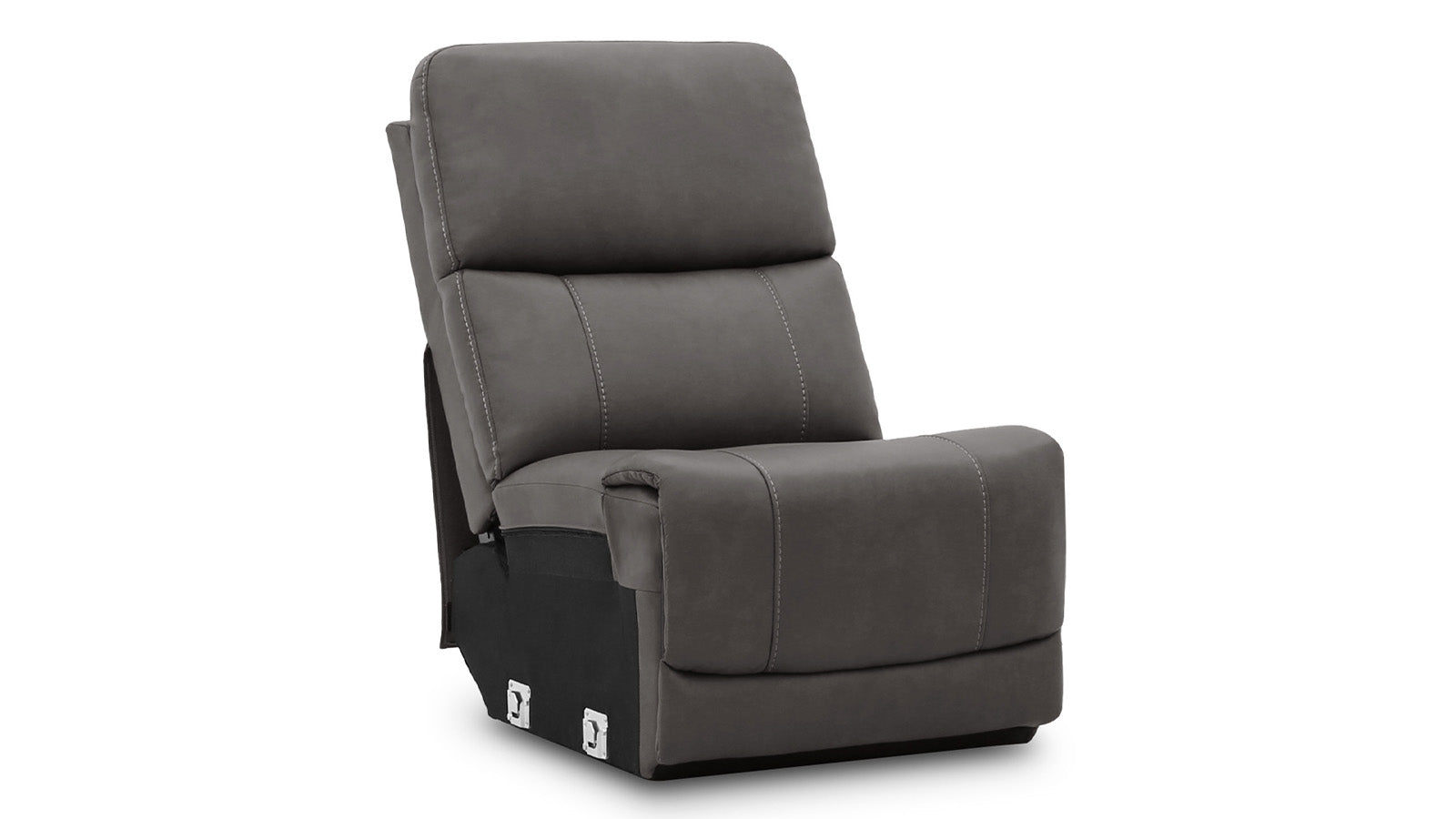 Cougar Dark Grey Armless Chair | MacModular Sectional Piece