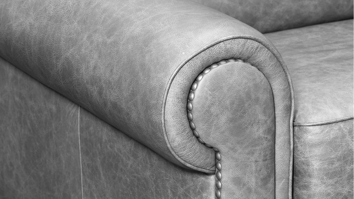 November Sky Leather Sofa