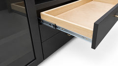 Uptown Toffee Amish Solid Wood Entertainment Stand
