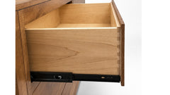 Modern Almond Solid Wood Amish Night Stand