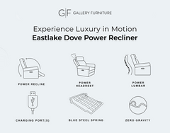 Eastlake Leather Power Recliner With Power Headrest