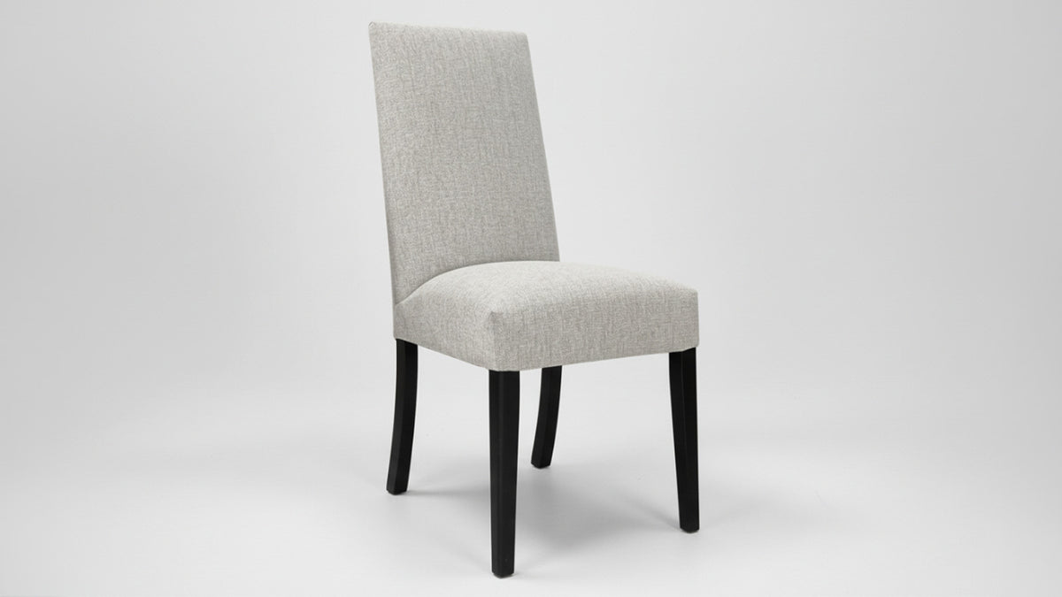 Alexander Solid Maple Birch Performance Fabric Dining Side Chair