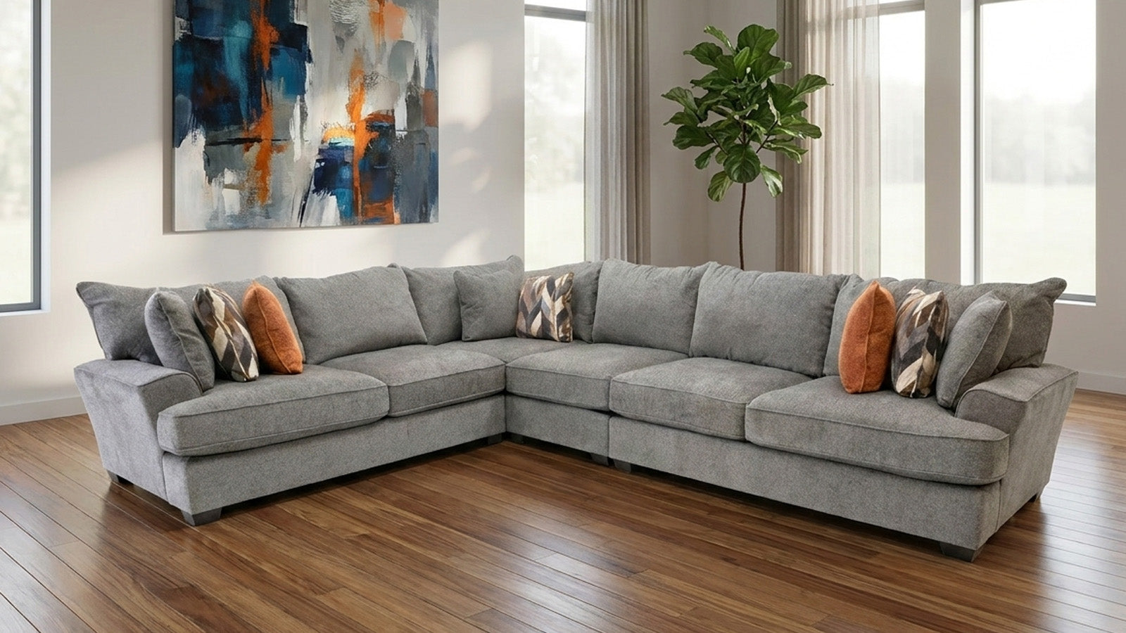 Wall Street 4pc Sectional