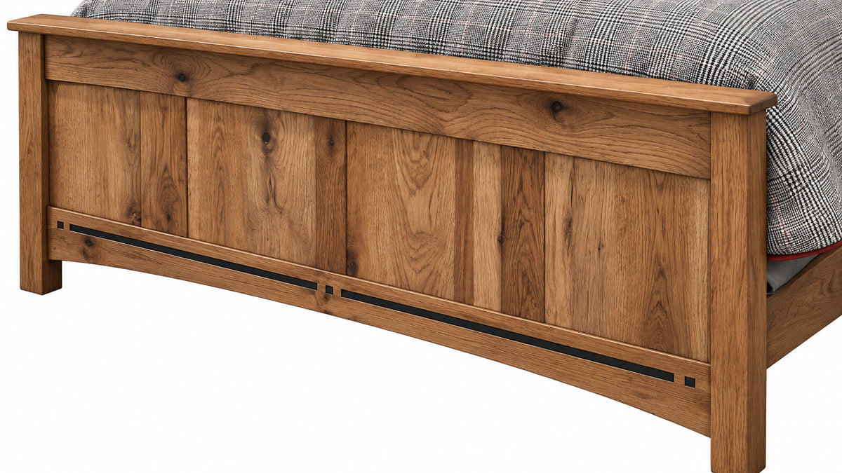 Boulder Creek Amish Solid Hickory King Bed