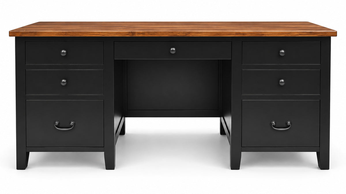Executive Solid Wood Desk