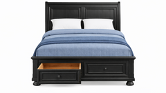 Soriah Grey Full Storage Bed