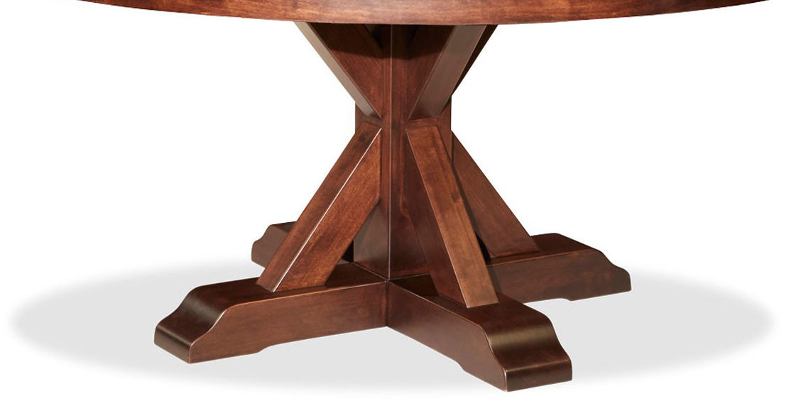 Henderson 72" Hand Planed Round Dining Table