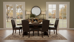 Huntsville 96" Solid Black Cherry Trestle Dining Table