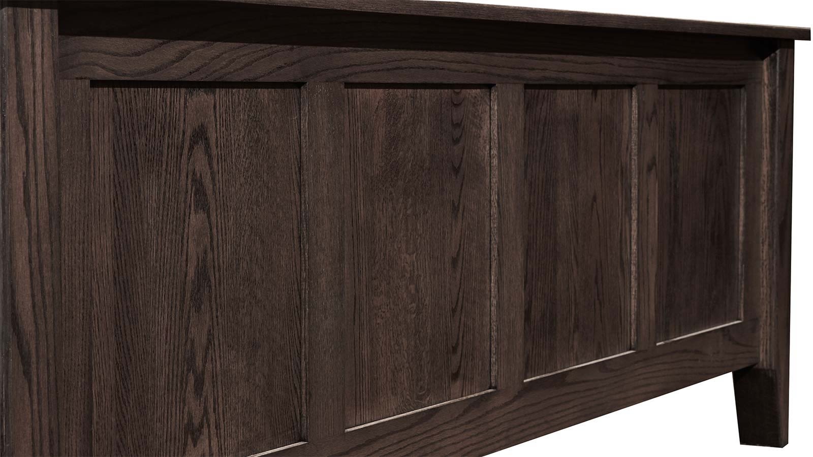 Queen Size Tyler Solid Oak Modern Bed Frame
