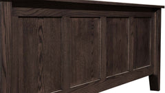 Queen Size Tyler Solid Oak Modern Bed Frame